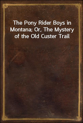 The Pony Rider Boys in Montana; Or, The Mystery of the Old Custer Trail