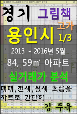 경기도 용인시 1/3 고가 84,59㎡ 아파트 매매, 전세, 월세 실거래가 분석 (2013 ~ 2016.5월)