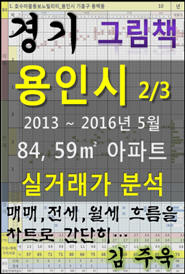 경기도 용인시 2/3 84,59㎡ 아파트 매매, 전세, 월세 실거래가 분석 (2013 ~ 2016.5월)