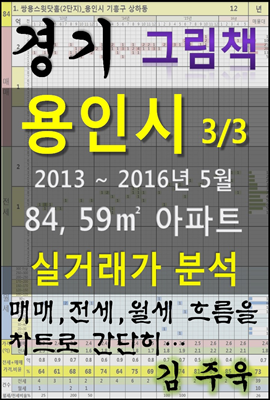 경기도 용인시 3/3 84,59㎡ 아파트 매매, 전세, 월세 실거래가 분석 (2013 ~ 2016.5월)