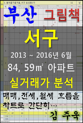부산 서구 84,59㎡ 아파트 매매, 전세, 월세 실거래가 분석 (2013 ~ 2016.6월)