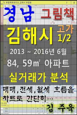 경남 김해시 1/2 고가 84,59㎡ 아파트 매매, 전세, 월세 실거래가 분석 (2013 ~ 2016.6월)