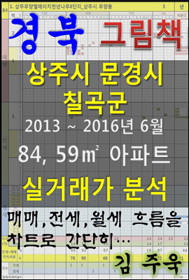 경북 상주시 문경시 칠곡군 84, 59㎡ 아파트 매매, 전세, 월세 실거래가 분석 (2013 ~ 2016.6월)