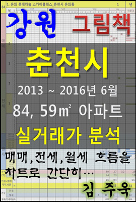 강원 춘천시 84,59㎡ 아파트 매매, 전세, 월세 실거래가 분석 (2013 ~ 2016.6월)