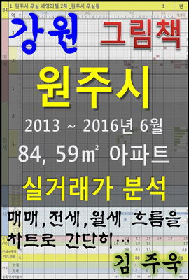 강원 원주시 84,59㎡ 아파트 매매, 전세, 월세 실거래가 분석 (2013 ~ 2016.6월)