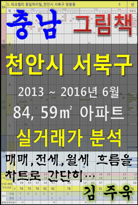 충남 천안시 서북구 84, 59㎡ 아파트 매매, 전세, 월세 실거래가 분석 (2013 ~ 2016.6월)