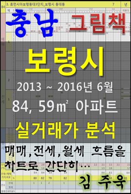 충남 보령시 84, 59㎡ 아파트 매매, 전세, 월세 실거래가 분석 (2013 ~ 2016.6월)