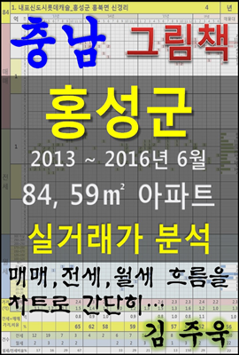 충남 홍성군 84, 59㎡ 아파트 매매, 전세, 월세 실거래가 분석 (2013 ~ 2016.6월)