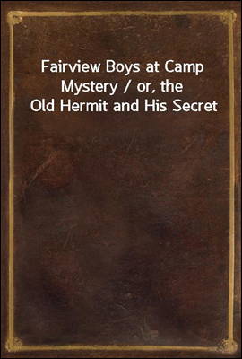 Fairview Boys at Camp Mystery / or, the Old Hermit and His Secret