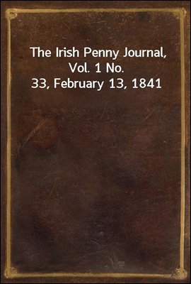 The Irish Penny Journal, Vol. 1 No. 33, February 13, 1841