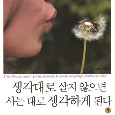 생각대로 살지 않으면 사는대로 생각하게 된다 1