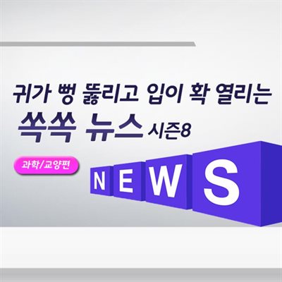 귀가 뻥 뚫리고 입이 확 열리는 쏙쏙 뉴스 시즌8 - 과학/교양편