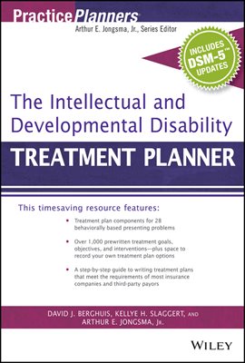 The Intellectual and Developmental Disability Treatment Planner, with DSM 5 Updates