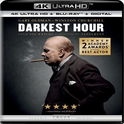 Darkest Hour (다키스트 아워) (2017) (한글무자막)(4K Ultra HD + Blu-ray + Digital)