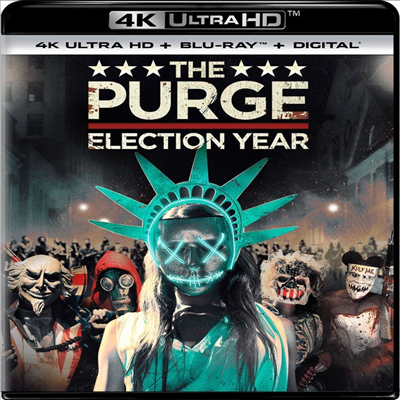 The Purge: Election Year (더 퍼지: 심판의날) (2016) (한글무자막)(4K Ultra HD + Blu-ray + Digital)