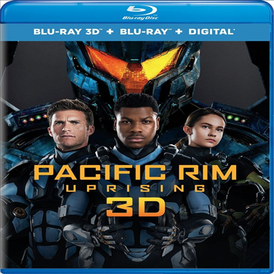 Pacific Rim Uprising 3D (퍼시픽 림: 업라이징) (2018) (한글무자막)(Blu-ray 3D + Blu-ray + Digital)