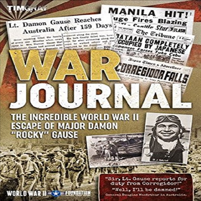 War Journal The Incredible World War II Escape of Major Damon RockyGause (워 저널 더 인크레더블)(지역코드1)(한글무자막)(DVD)