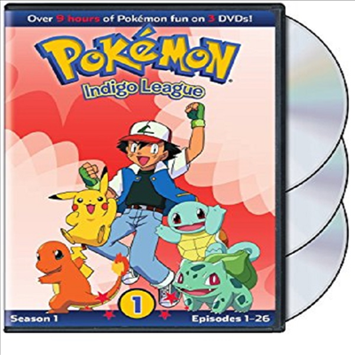 Pokemon Season One: Indigo League Pt.1 (포켓몬 시즌 1 인디고 리그 파트 1)(지역코드1)(한글무자막)(DVD)