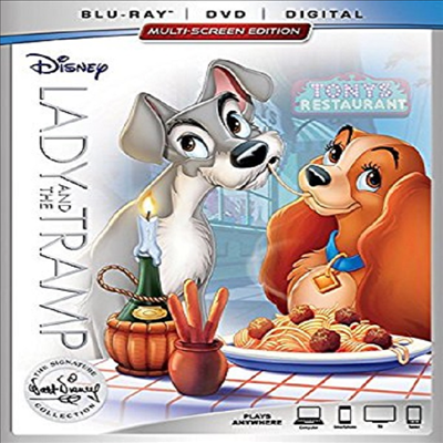 Lady & Tramp: The Walt Disney Signature Collection (레이디와 트램프)(한글무자막)(Blu-ray)