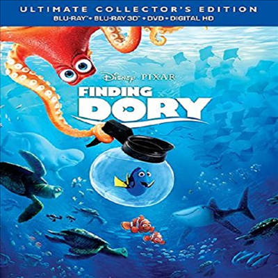 Finding Dory (도리를 찾아서) (한글무자막)(3D Blu-ray)