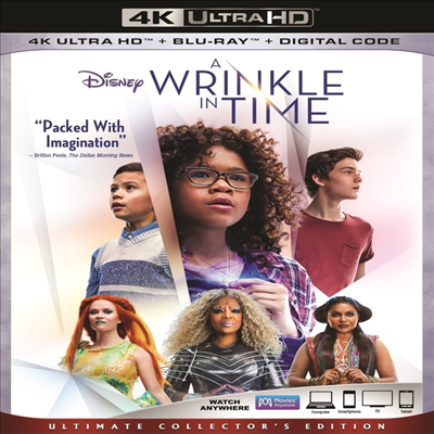 A Wrinkle In Time (시간의 주름) (2018) (한글무자막)(4K Ultra HD + Blu-ray + Digital Code)