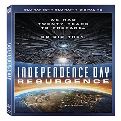 Independence Day: Resurgence (인디펜던스 데이: 리써전스) (한글무자막)(3D Blu-ray)