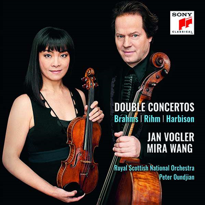 림 &amp; 브람스: 이중 협주곡 (Rihm &amp; Brahms: Double Concerto for Cello and Violin)(CD) - Jan Vogler