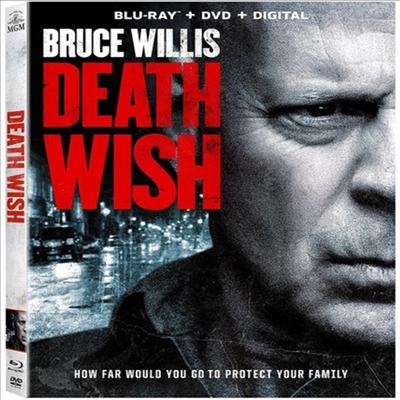 Death Wish (데스 위시) (2018) (한글무자막)(Blu-ray + DVD + Digital)