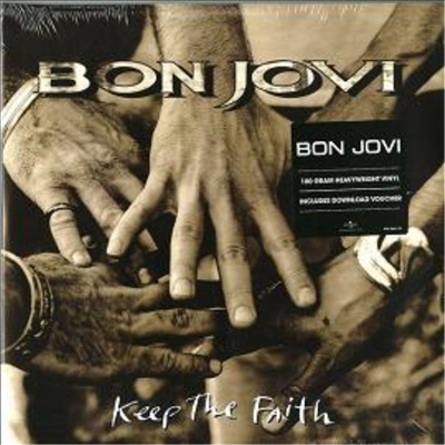 Bon Jovi - Keep The Faith (Gatefold Cover)(MP3 Download)(180g)(2LP)