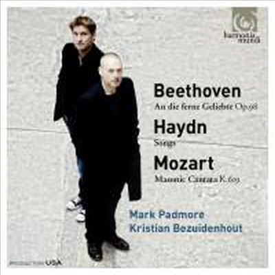 마크 패드모어가 노래하는 베토벤, 모차르트 & 하이든 가곡집 (Mark Padmore sings Beethoven, Mozart & Haydn)(CD) - Mark Padmore