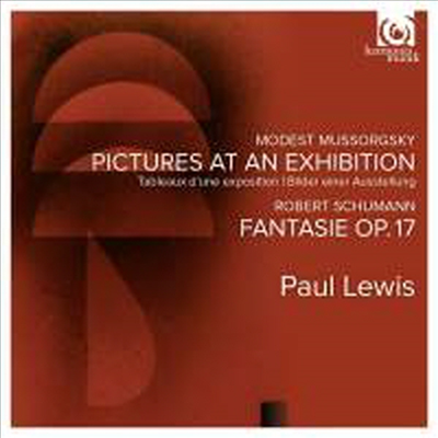 무소스그스키: 전람회의 그림 - 피아노반 &amp; 슈만: 환상곡 (Mussorgsky: Pictures At An Exhibition - Piano ver &amp; Schumann: Fantasie In C Major, Op. 17)(CD) - Paul Lewis