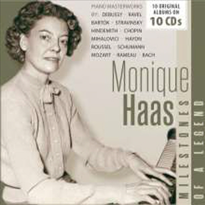 모니크 아스 - 10 오리지널 앨범 컬렉션 (Monique Haas - Milestones of a Legend) (10CD Boxset) - Monique Haas