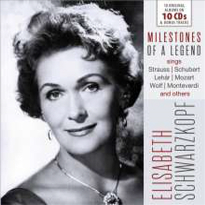 슈바르츠코프 명반 모음 - 오리지널 앨범 컬렉션 (Elisabeth Schwarzkopf - Milestones of a Legend) (10CD Boxset) - Elisabeth Schwarzkopf