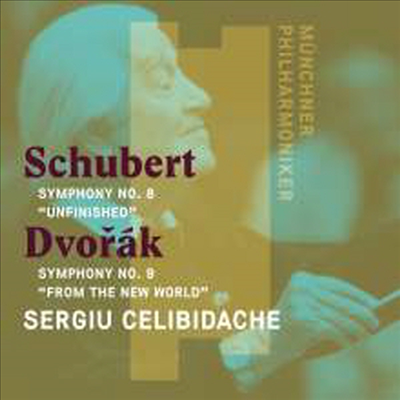 슈베르트: 교향곡 8번 '미완성 & 드보르작: 교향곡 9번 '신세게로부터' (Schubert: Symphony No.8 'Unfinished' & Dvorak: Symphony No.9 'From The New World')(CD)(Digipack) - Sergiu Celibidache