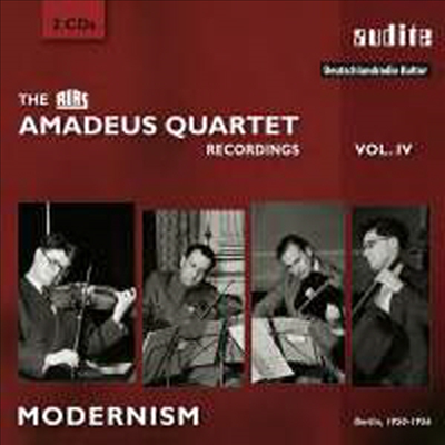 아마데우스 콰르텟 - 모더니즘 (The RIAS Amadeus Quartet Recordings Vol. 4 - Modernism) (2CD) - Amadeus Quartet