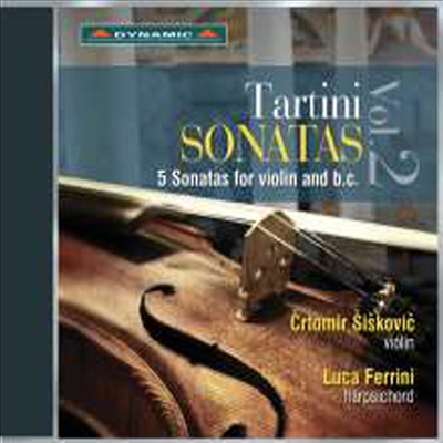 타르티니: 바이올린과 하프시코드를 위한 소나타 (Tartini: Sonatas for Violin and Harpsichord)(CD) - Crtomir Siskovic