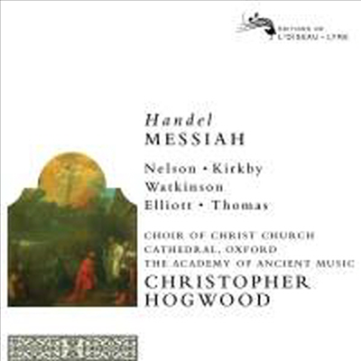 헨델: 오라토리오 '메시아' (Handel: Oratorio 'Messiah') (2CD + 1Blu-ray Audio) - Christopher Hogwood