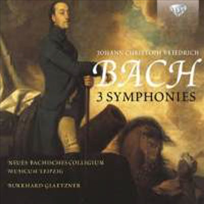 J.C.F: 3개의 교향곡 (J.C.F.Bach: 3 Symphonies)(CD) - Burkhard Glaetzner