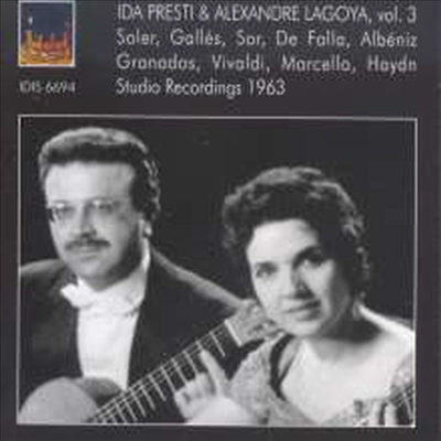 프레스티와 라고야의 스튜디오 녹음 3집 (Ida Presti & Alexandre Lagoya, Vol.3)(CD) - Ida Presti