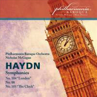 하이든: 교향곡 88번, 101번 &#39;시계&#39; &amp; 104번 &#39;런던&#39; (Haydn: Symphonies Nos.88, 101 &#39;The Clock&#39; &amp; 104 &#39;London&#39;)(CD) - Nicholas McGegan