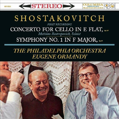 쇼스타코비치: 첼로 협주곡 1번 &amp; 교향곡 10번 (Shostakovich: Cello Concerto No.1 &amp; Symphony No.10) (180g)(LP) - Eugene Ormandy