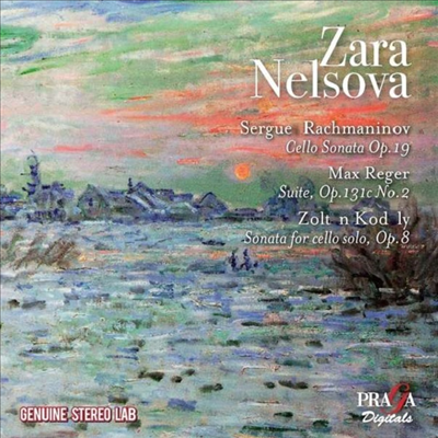 라흐마니노프: 첼로 소나타 &amp; 코다이: 무반주 첼로 소나타 (Rachmaninov: Cello Sonatas &amp; Kodaly: Sonatas for Cello Solo) (CD) - Zara Nelsova