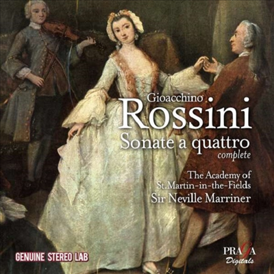 로시니: 현악 소나타 1 - 6번 (Rossini: Sonate a quattro Nos.1 - 6)(CD) - Neville Marriner