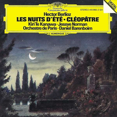 베를리오즈: 여름밤 & 클레오파트라의 죽음(Berlioz: Les Nuits D'Ete Op. 7 & La Mort De Cleopatre)(CD-R) - Daniel Barenboim