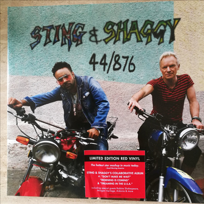 Sting &amp; Shaggy - 44/876 (Ltd)(Gatefold)(Red Vinyl)(LP)