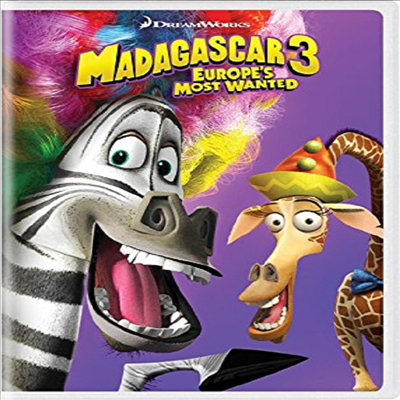 Madagascar 3: Europe's Most Wanted (마다가스카3 : 이번엔 서커스다!)(지역코드1)(한글무자막)(DVD)