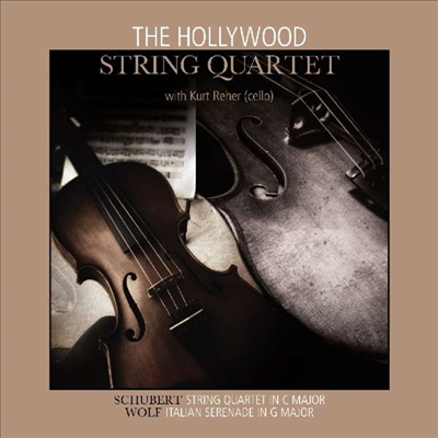 슈베르트: 현악 사중주 4번 &amp; 볼프: 이탈리아 세레나데 (Schubert: String Quartet No.4 &amp; Wolf: Italienische Serenade) (180g)(LP) - Hollywood String Quartet