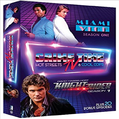 Crime Time Tv: Miami Vice & Knight Rider (마이애미 바이스/전격 Z작전)(지역코드1)(한글무자막)(DVD)