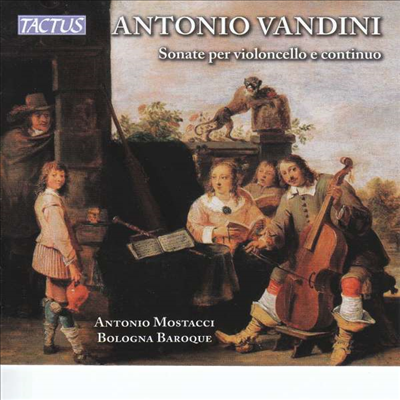 반디니: 첼로와 통주저음을 위한 6개의 소나타 (Vandini: Sonatas Six for cello and continuo)(CD) - Antonio Mostacci