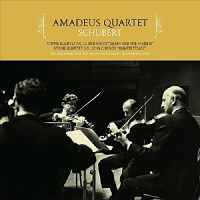 슈베르트: 현악 사중주 14번 &#39;죽음과 소녀&#39; (Schubert: String Quartet No.14 &#39;Death and the Maiden&#39; ) (180g)(LP) - Amadeus Quartet